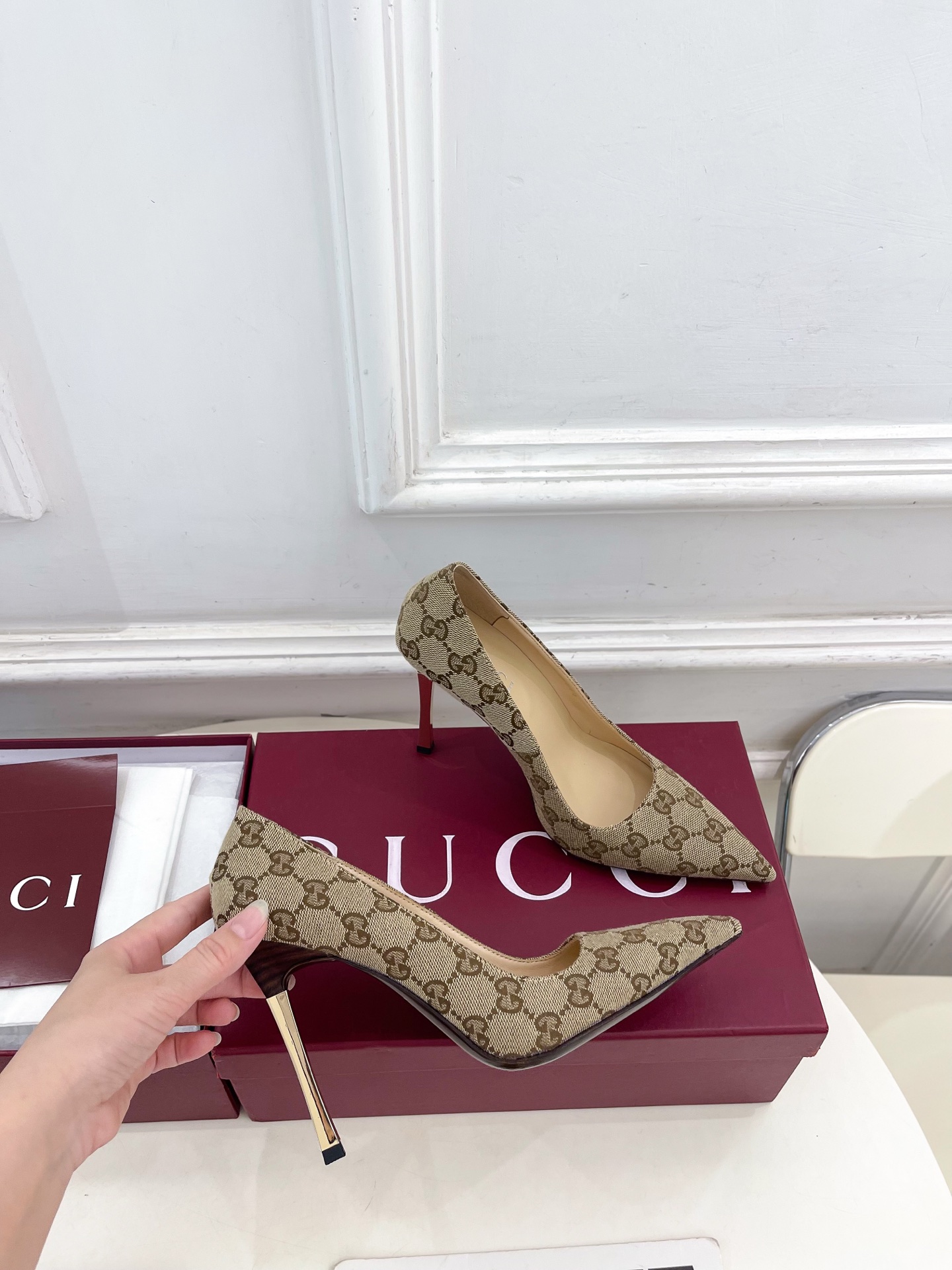 Designer Heeled Shoe