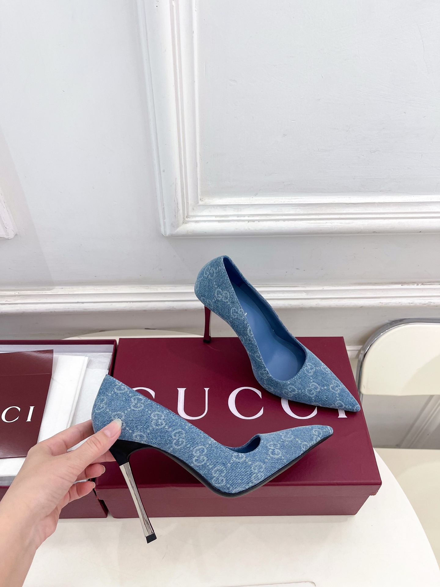 Designer Heeled Shoe