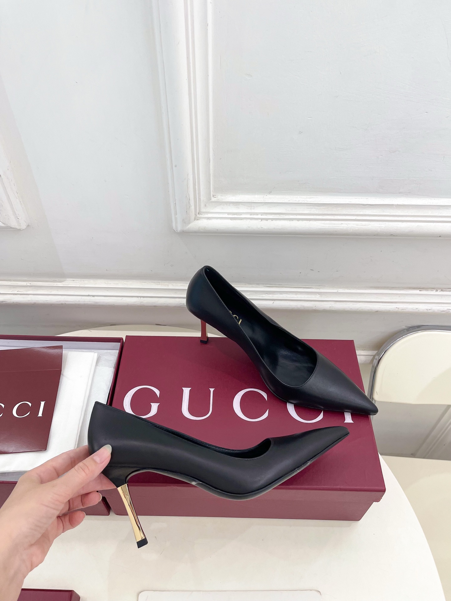 Designer Heeled Shoe