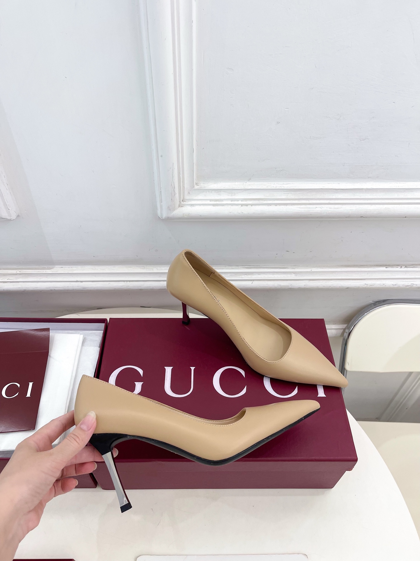Designer Heeled Shoe