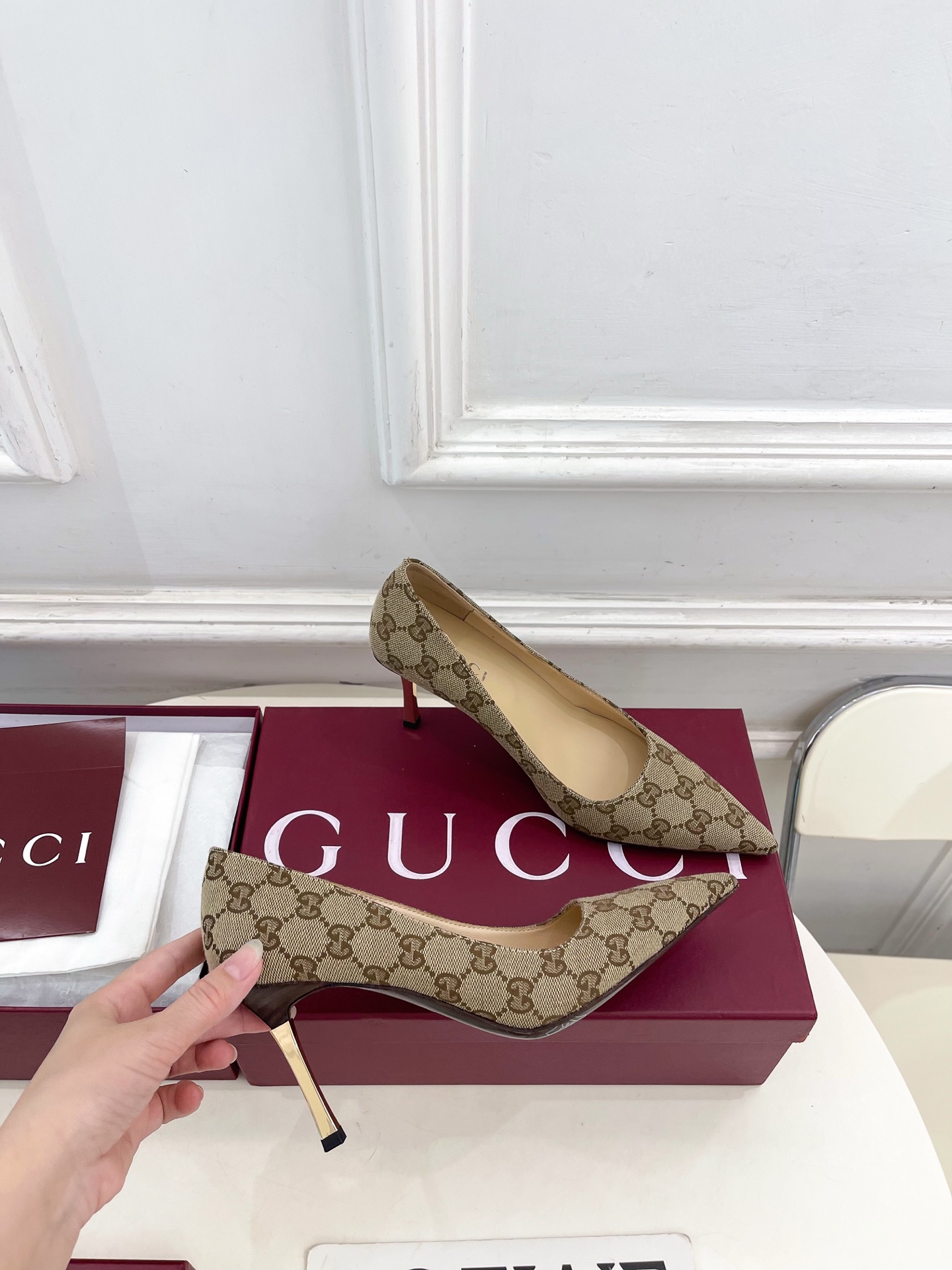 Designer Heeled Shoe