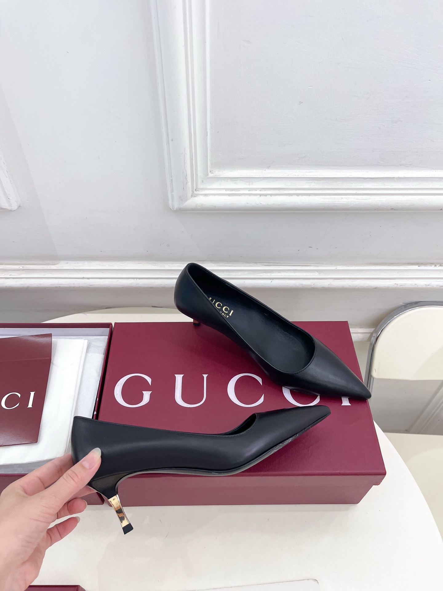 Designer Heeled Shoe