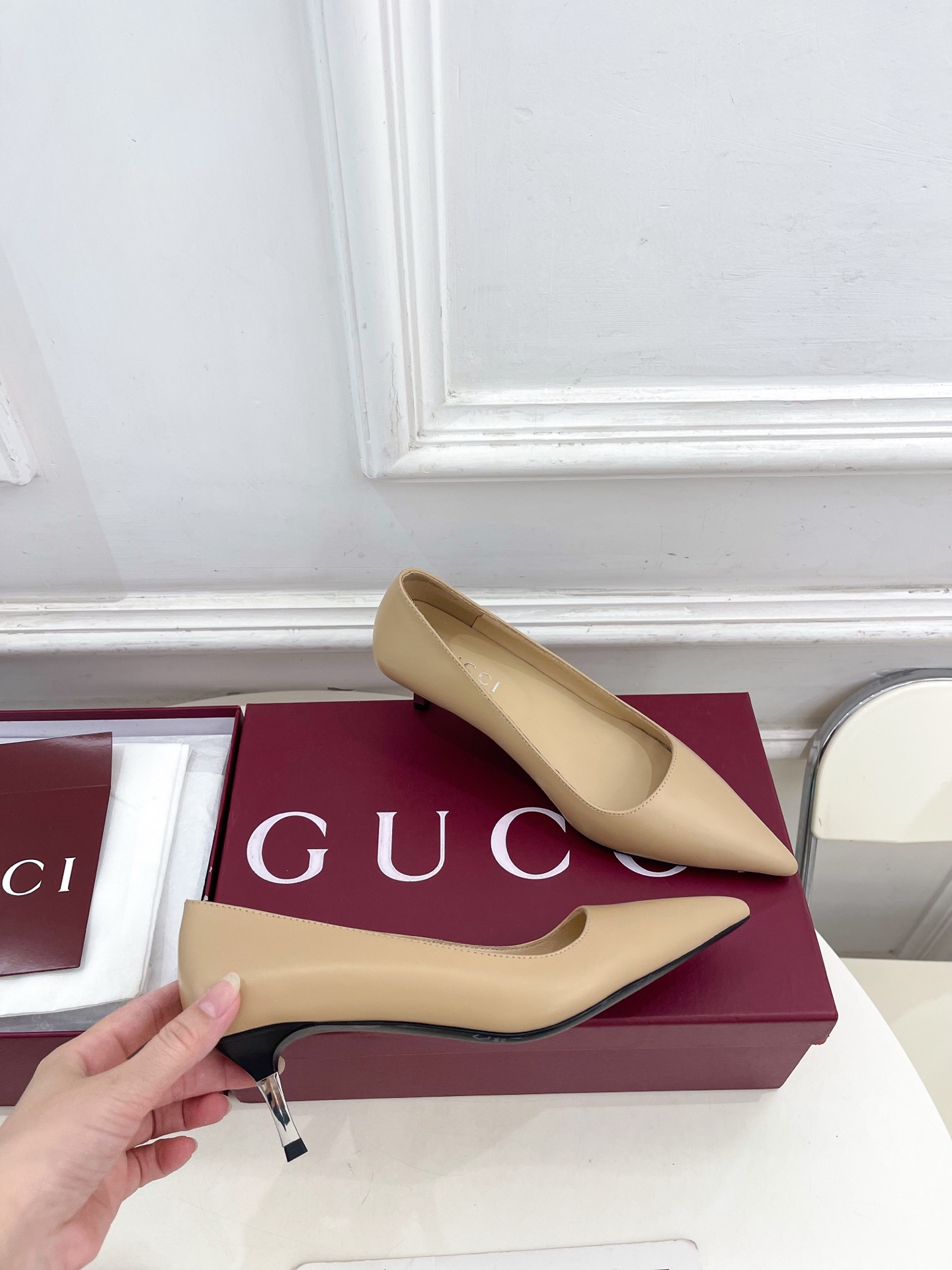 Designer Heeled Shoe
