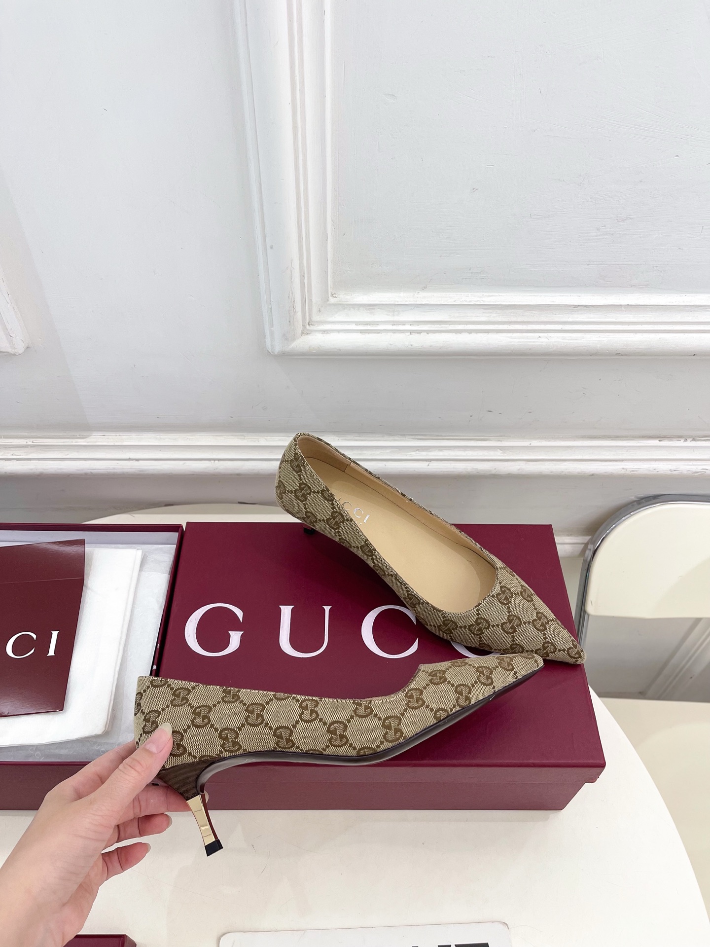 Designer Heeled Shoe