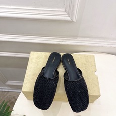 The row 2026春夏新品 TR水钻镂空网纱半拖鞋—————————作为这两年最受欢迎的设计师牌, The row 2026春夏新品 TR水钻镂空网纱半拖鞋—————————作为这两年最受欢迎的设计师牌,
