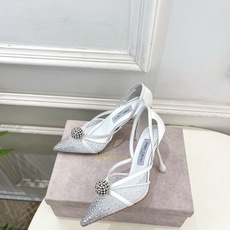 JimmyChoo 吉米周 26𝐬𝐬 ——— ✨ 2026春夏新品 专柜最新JC水钻球网纱尖头高跟 JimmyChoo 吉米周 26𝐬𝐬 ——— ✨ 2026春夏新品 专柜最新JC水钻球网纱尖头高跟