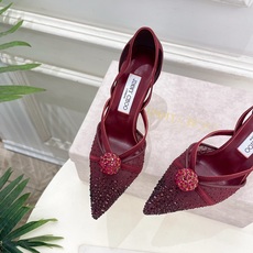 JimmyChoo 吉米周 26𝐬𝐬 ——— ✨ 2026春夏新品 专柜最新JC水钻球网纱尖头高跟 JimmyChoo 吉米周 26𝐬𝐬 ——— ✨ 2026春夏新品 专柜最新JC水钻球网纱尖头高跟
