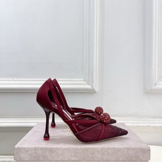 JimmyChoo 吉米周 26𝐬𝐬 ——— ✨ 2026春夏新品 专柜最新JC水钻球网纱尖头高跟 JimmyChoo 吉米周 26𝐬𝐬 ——— ✨ 2026春夏新品 专柜最新JC水钻球网纱尖头高跟
