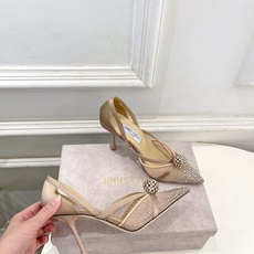 JimmyChoo 吉米周 26𝐬𝐬 ——— ✨ 2026春夏新品 专柜最新JC水钻球网纱尖头高跟 JimmyChoo 吉米周 26𝐬𝐬 ——— ✨ 2026春夏新品 专柜最新JC水钻球网纱尖头高跟
