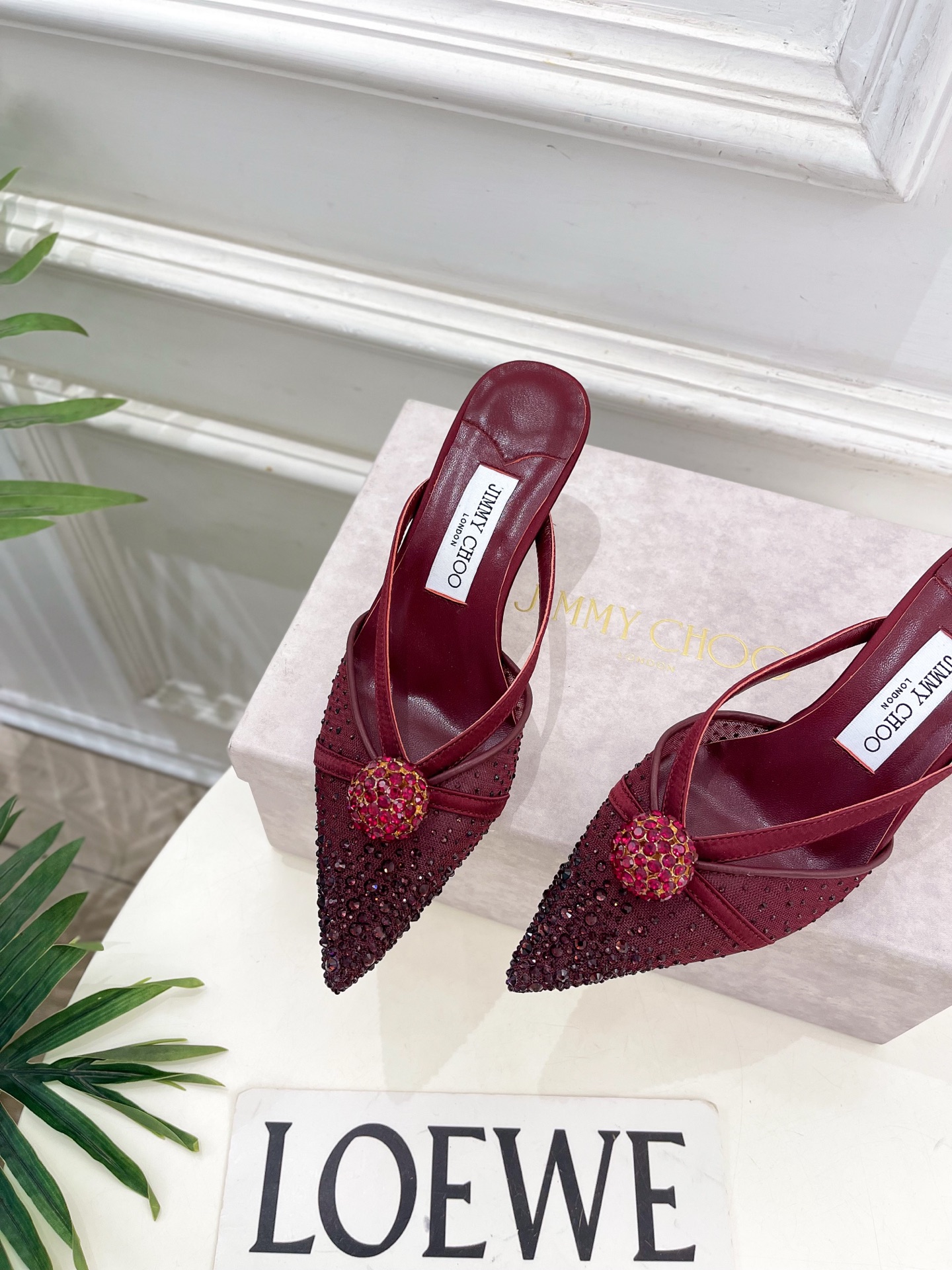 JimmyChoo 吉米周 26𝐬𝐬 ——— ✨ 2026春夏新品 专柜最新JC水钻球网纱尖头高跟 JimmyChoo 吉米周 26𝐬𝐬 ——— ✨ 2026春夏新品 专柜最新JC水钻球网纱尖头高跟