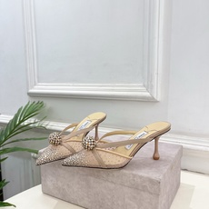 JimmyChoo 吉米周 26𝐬𝐬 ——— ✨ 2026春夏新品 专柜最新JC水钻球网纱尖头高跟 JimmyChoo 吉米周 26𝐬𝐬 ——— ✨ 2026春夏新品 专柜最新JC水钻球网纱尖头高跟