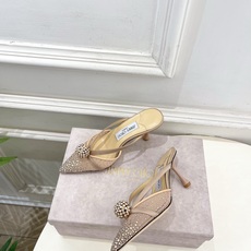 JimmyChoo 吉米周 26𝐬𝐬 ——— ✨ 2026春夏新品 专柜最新JC水钻球网纱尖头高跟 JimmyChoo 吉米周 26𝐬𝐬 ——— ✨ 2026春夏新品 专柜最新JC水钻球网纱尖头高跟