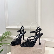 JimmyChoo 吉米周 26𝐬𝐬 ——— ✨ 2026春夏新品 专柜最新JC水钻球网纱高跟凉鞋 JimmyChoo 吉米周 26𝐬𝐬 ——— ✨ 2026春夏新品 专柜最新JC水钻球网纱高跟凉鞋