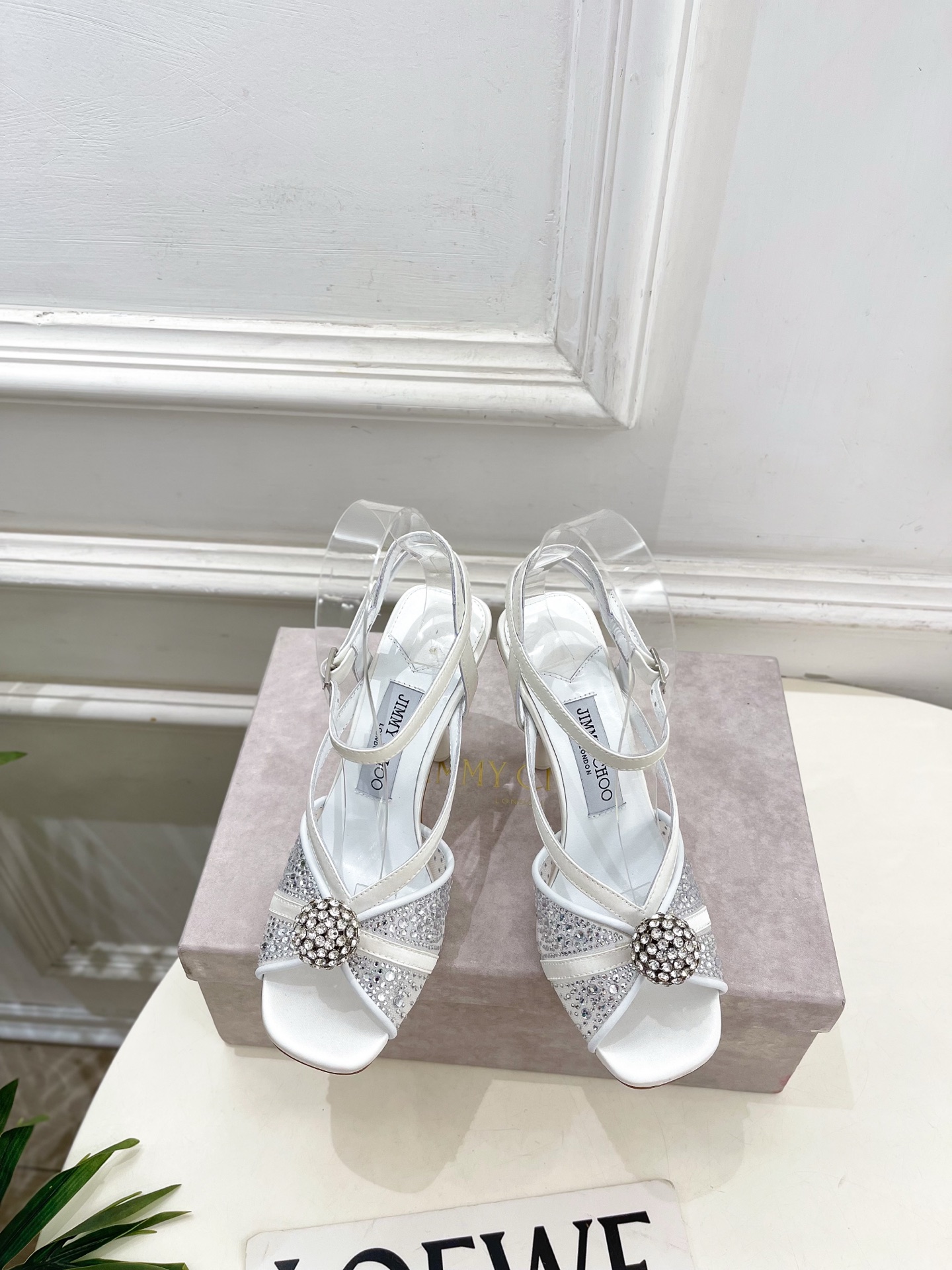 JimmyChoo 吉米周 26𝐬𝐬 ———    ✨ 2026春夏新品 专柜最新JC水钻球网纱高跟凉鞋