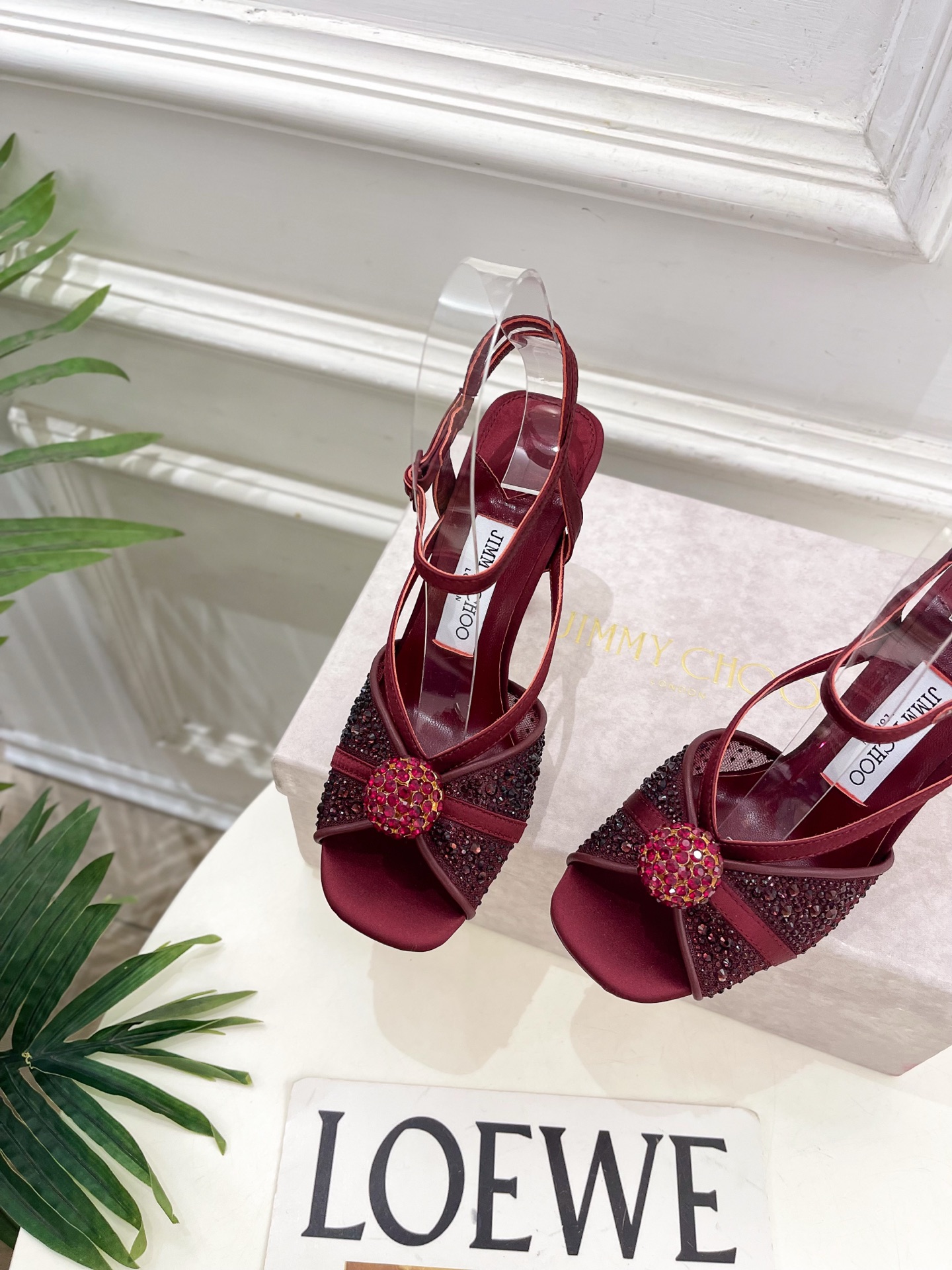 JimmyChoo 吉米周 26𝐬𝐬 ——— ✨ 2026春夏新品 专柜最新JC水钻球网纱高跟凉鞋 JimmyChoo 吉米周 26𝐬𝐬 ——— ✨ 2026春夏新品 专柜最新JC水钻球网纱高跟凉鞋