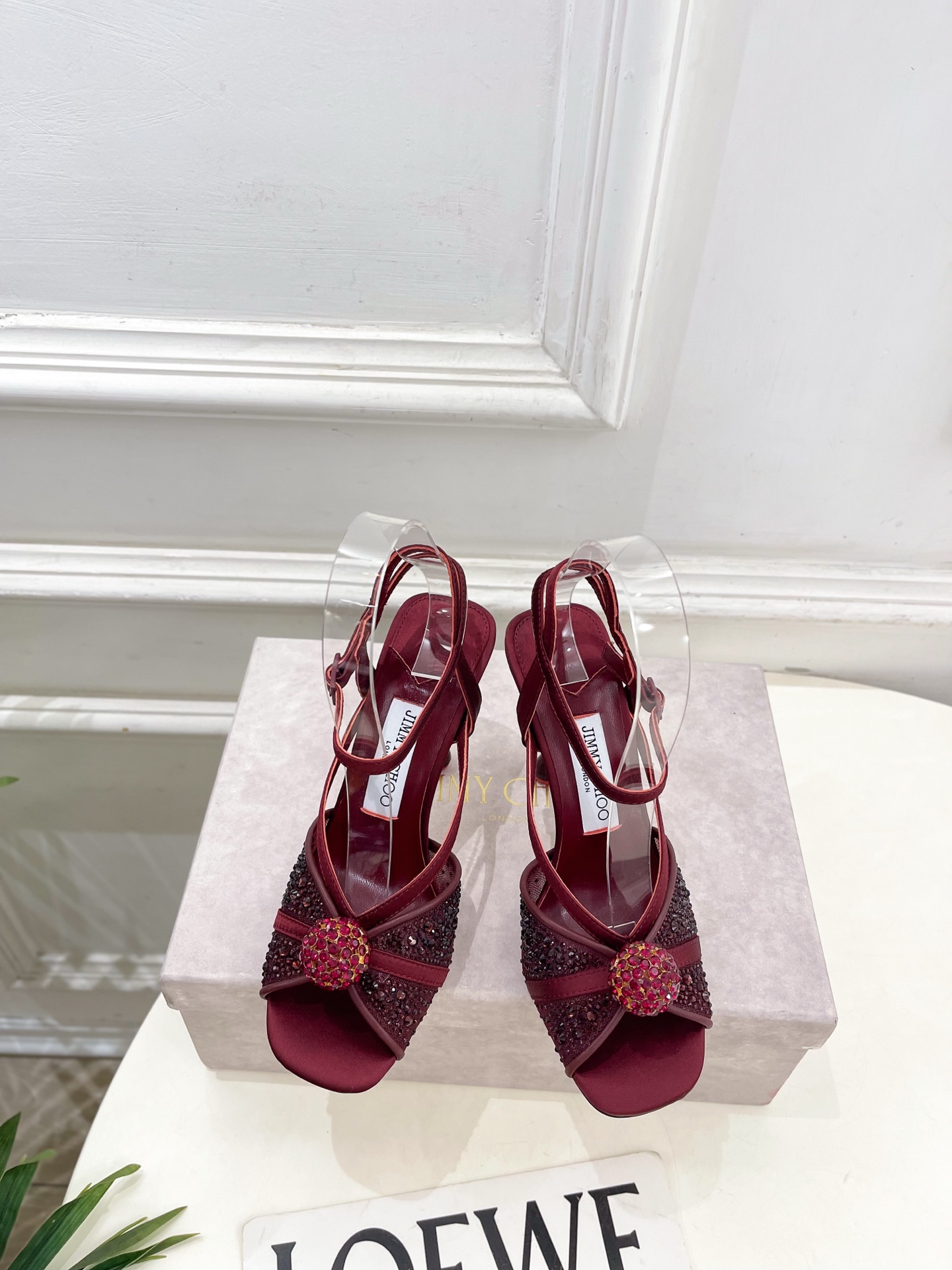 JimmyChoo 吉米周 26𝐬𝐬 ———    ✨ 2026春夏新品 专柜最新JC水钻球网纱高跟凉鞋