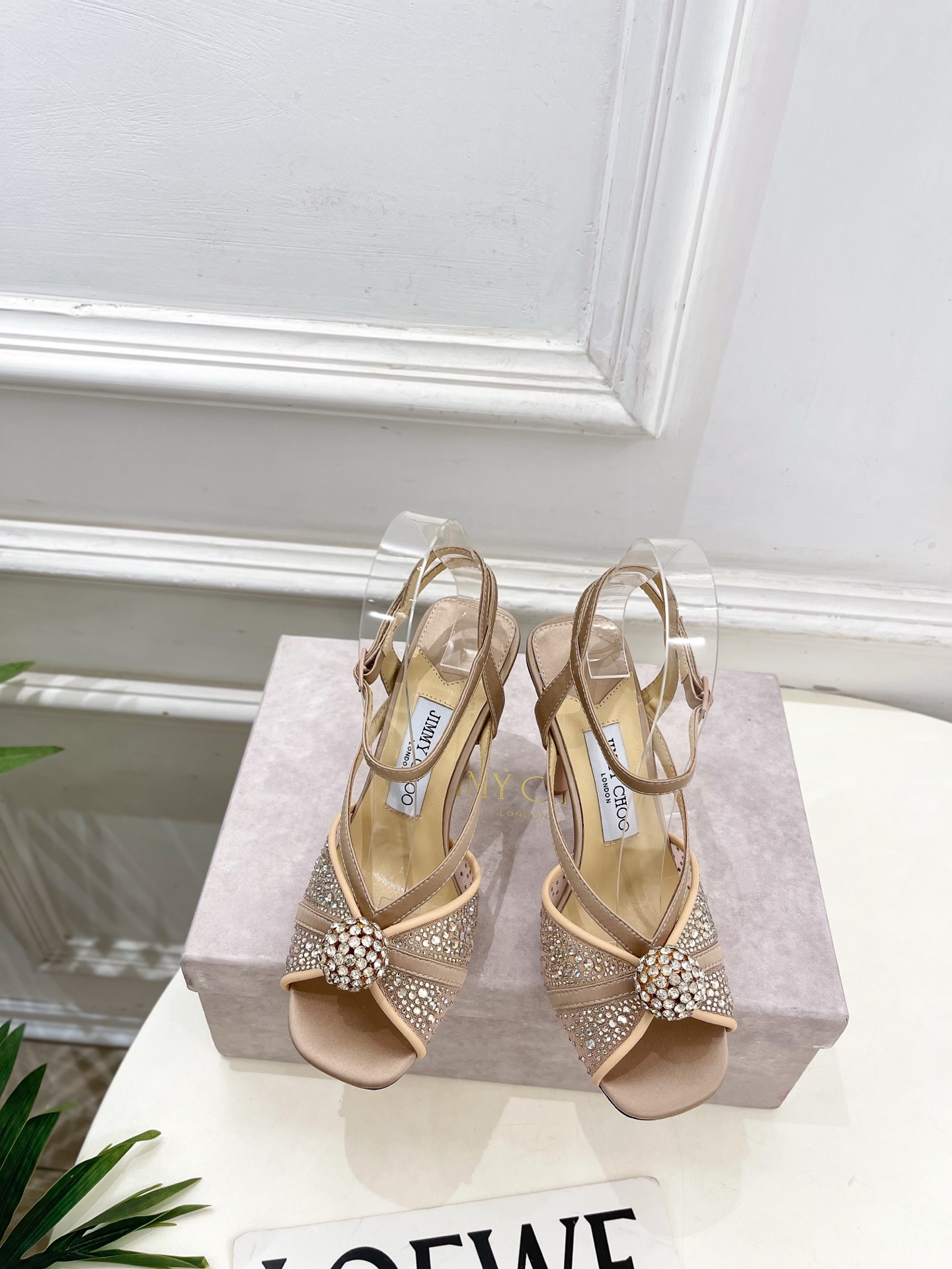 JimmyChoo 吉米周 26𝐬𝐬 ———    ✨ 2026春夏新品 专柜最新JC水钻球网纱高跟凉鞋