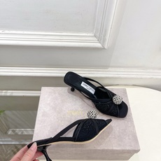 JimmyChoo 吉米周 26𝐬𝐬 ——— ✨ 2026春夏新品 专柜最新JC水钻球网纱高跟拖鞋 JimmyChoo 吉米周 26𝐬𝐬 ——— ✨ 2026春夏新品 专柜最新JC水钻球网纱高跟拖鞋