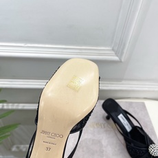 JimmyChoo 吉米周 26𝐬𝐬 ——— ✨ 2026春夏新品 专柜最新JC水钻球网纱高跟拖鞋 JimmyChoo 吉米周 26𝐬𝐬 ——— ✨ 2026春夏新品 专柜最新JC水钻球网纱高跟拖鞋