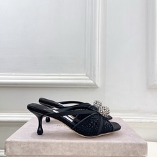 JimmyChoo 吉米周 26𝐬𝐬 ——— ✨ 2026春夏新品 专柜最新JC水钻球网纱高跟拖鞋 JimmyChoo 吉米周 26𝐬𝐬 ——— ✨ 2026春夏新品 专柜最新JC水钻球网纱高跟拖鞋
