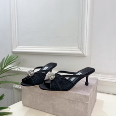 JimmyChoo 吉米周 26𝐬𝐬 ——— ✨ 2026春夏新品 专柜最新JC水钻球网纱高跟拖鞋 JimmyChoo 吉米周 26𝐬𝐬 ——— ✨ 2026春夏新品 专柜最新JC水钻球网纱高跟拖鞋