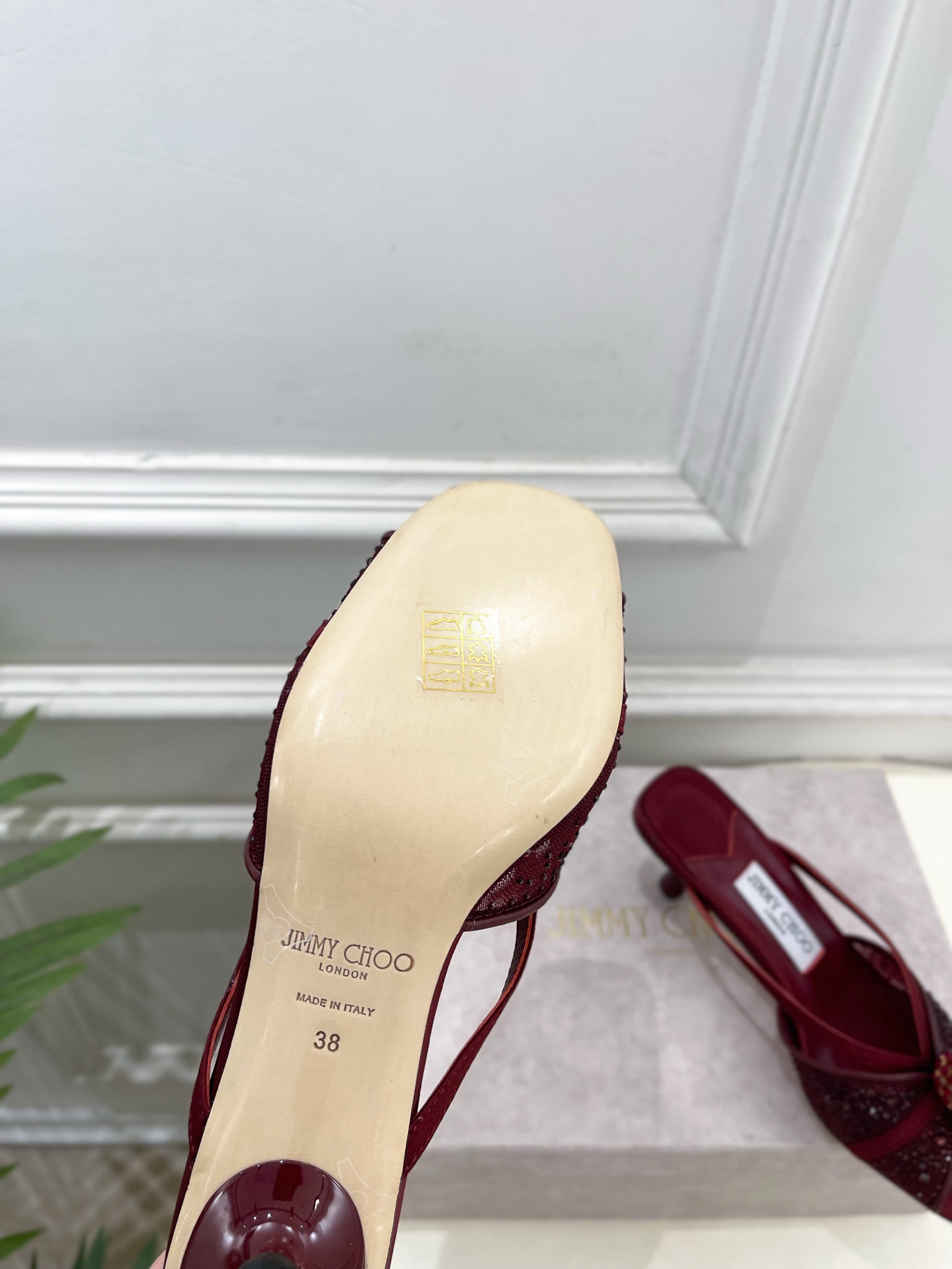 JimmyChoo 吉米周 26𝐬𝐬 ———    ✨ 2026春夏新品 专柜最新JC水钻球网纱高跟拖鞋