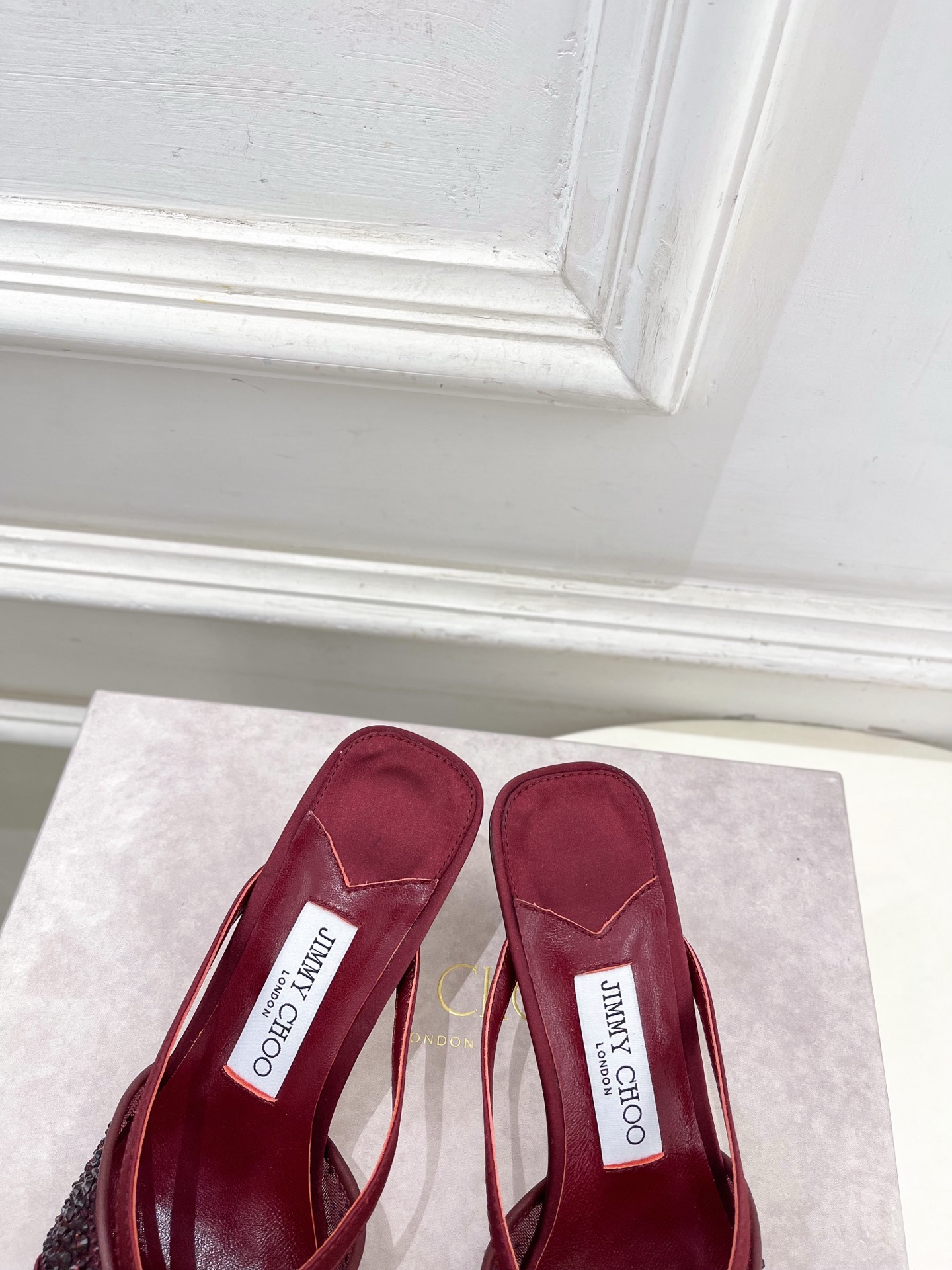 JimmyChoo 吉米周 26𝐬𝐬 ———    ✨ 2026春夏新品 专柜最新JC水钻球网纱高跟拖鞋
