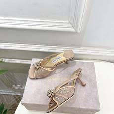 JimmyChoo 吉米周 26𝐬𝐬 ——— ✨ 2026春夏新品 专柜最新JC水钻球网纱高跟拖鞋 JimmyChoo 吉米周 26𝐬𝐬 ——— ✨ 2026春夏新品 专柜最新JC水钻球网纱高跟拖鞋