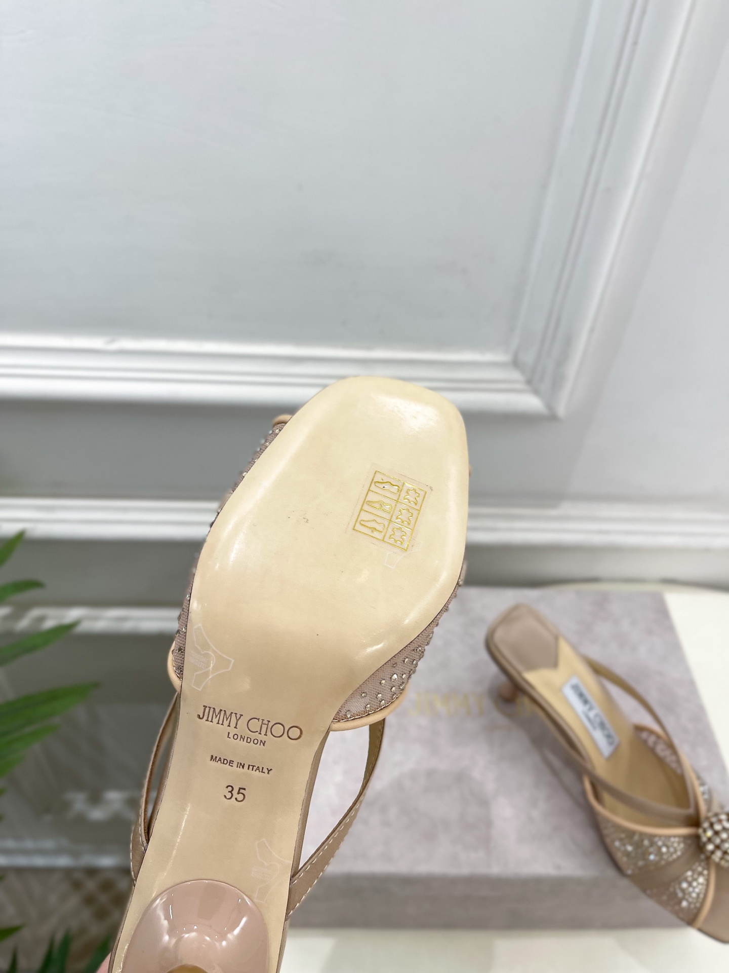 JimmyChoo 吉米周 26𝐬𝐬 ——— ✨ 2026春夏新品 专柜最新JC水钻球网纱高跟拖鞋 JimmyChoo 吉米周 26𝐬𝐬 ——— ✨ 2026春夏新品 专柜最新JC水钻球网纱高跟拖鞋