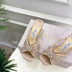 JimmyChoo 吉米周 26𝐬𝐬 ——— ✨ 2026春夏新品 专柜最新JC水钻球网纱高跟拖鞋 JimmyChoo 吉米周 26𝐬𝐬 ——— ✨ 2026春夏新品 专柜最新JC水钻球网纱高跟拖鞋