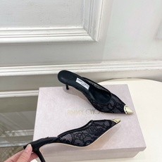 JimmyChoo 吉米周 26𝐬𝐬 ——— ✨ 2026春夏新品 专柜最新款 JC蕾丝金属头尖头 JimmyChoo 吉米周 26𝐬𝐬 ——— ✨ 2026春夏新品 专柜最新款 JC蕾丝金属头尖头