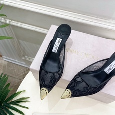 JimmyChoo 吉米周 26𝐬𝐬 ——— ✨ 2026春夏新品 专柜最新款 JC蕾丝金属头尖头 JimmyChoo 吉米周 26𝐬𝐬 ——— ✨ 2026春夏新品 专柜最新款 JC蕾丝金属头尖头