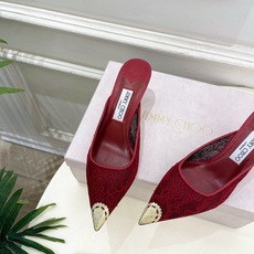 JimmyChoo 吉米周 26𝐬𝐬 ——— ✨ 2026春夏新品 专柜最新款 JC蕾丝金属头尖头 JimmyChoo 吉米周 26𝐬𝐬 ——— ✨ 2026春夏新品 专柜最新款 JC蕾丝金属头尖头