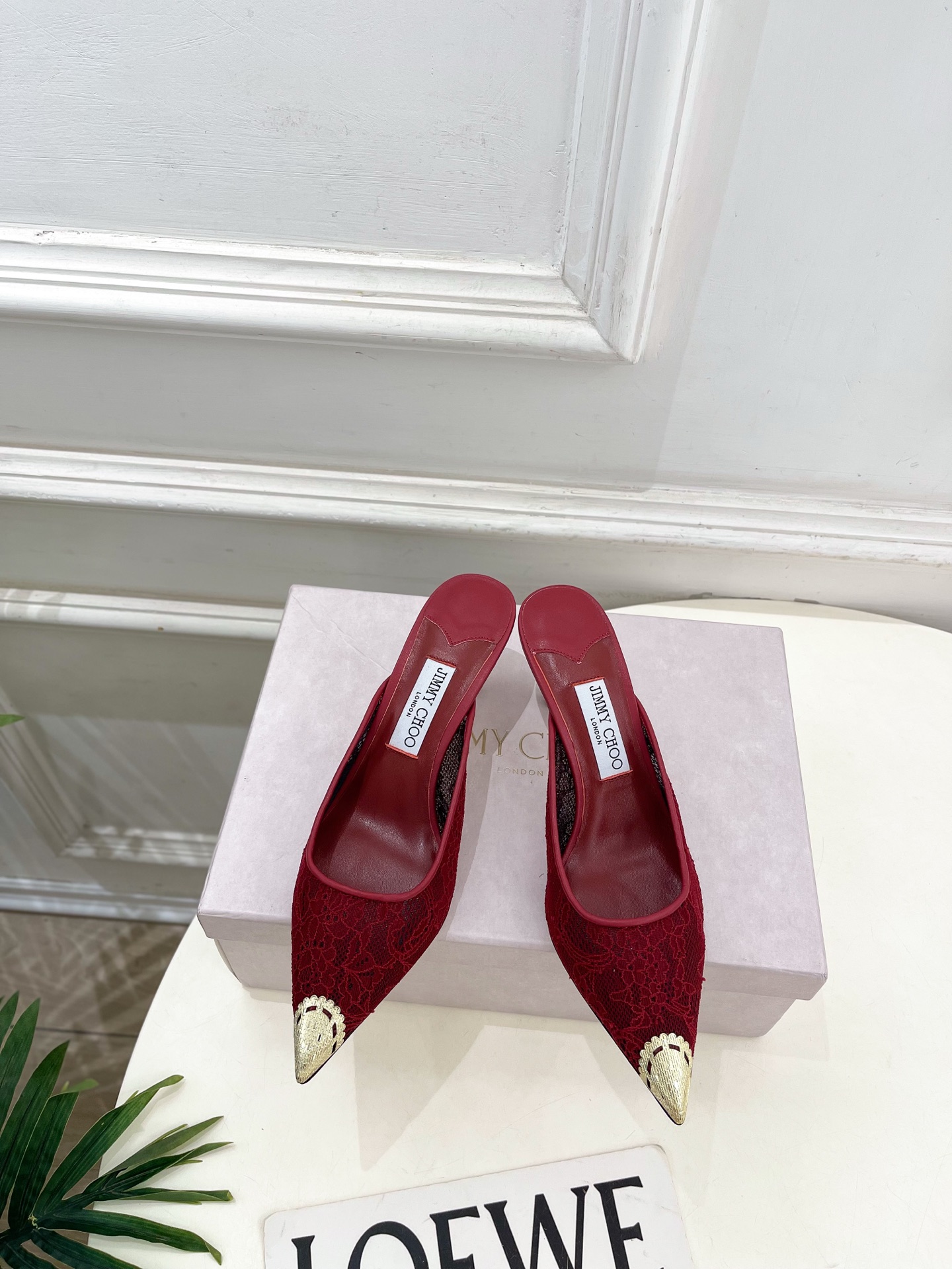 JimmyChoo 吉米周 26𝐬𝐬 ———    ✨ 2026春夏新品 专柜最新款 JC蕾丝金属头尖头