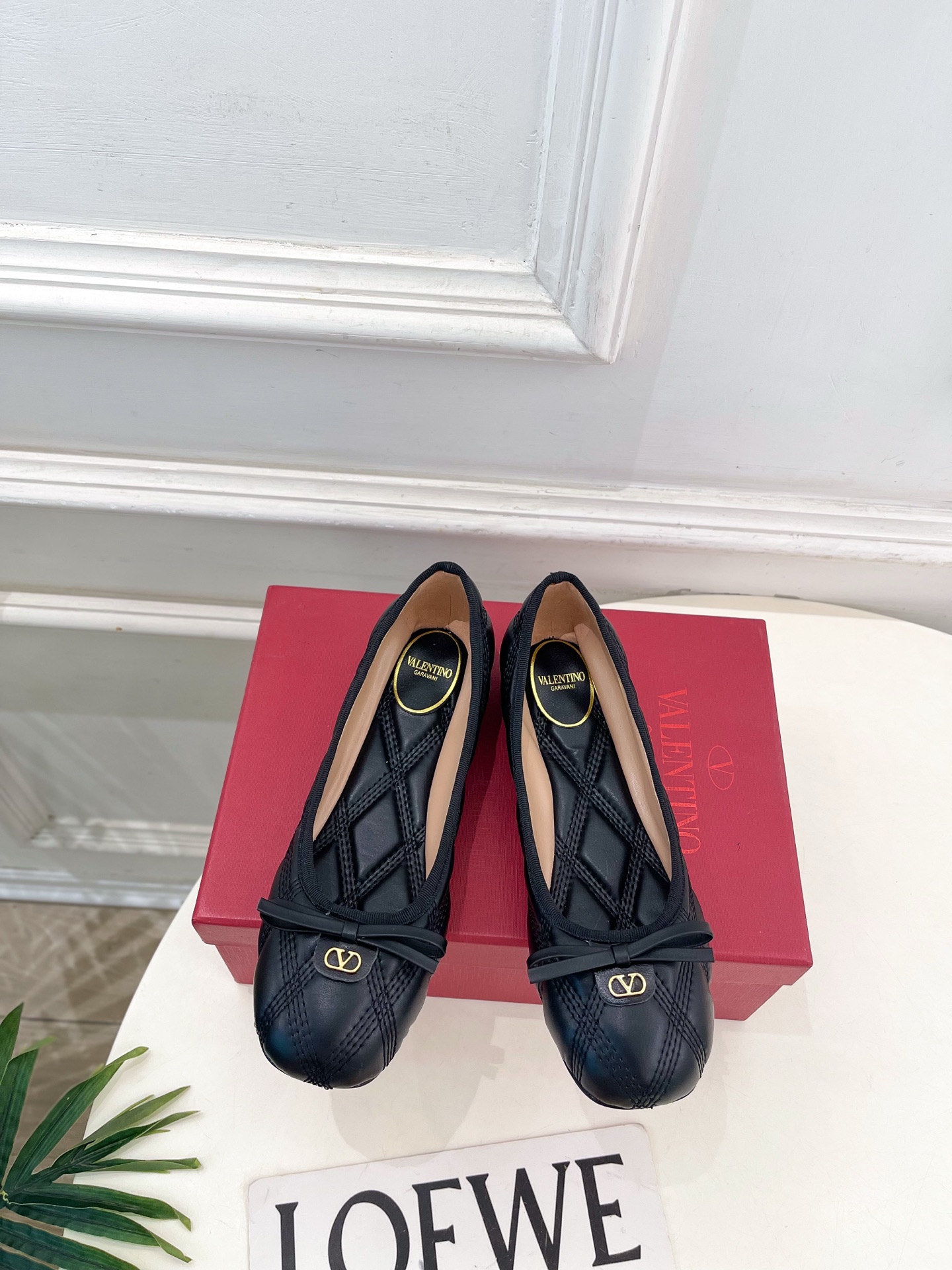 Valentino 华伦天奴 26𝐬𝐬2026春夏新品 VT菱格纹蝴蝶结芭蕾舞鞋上新☑️————————