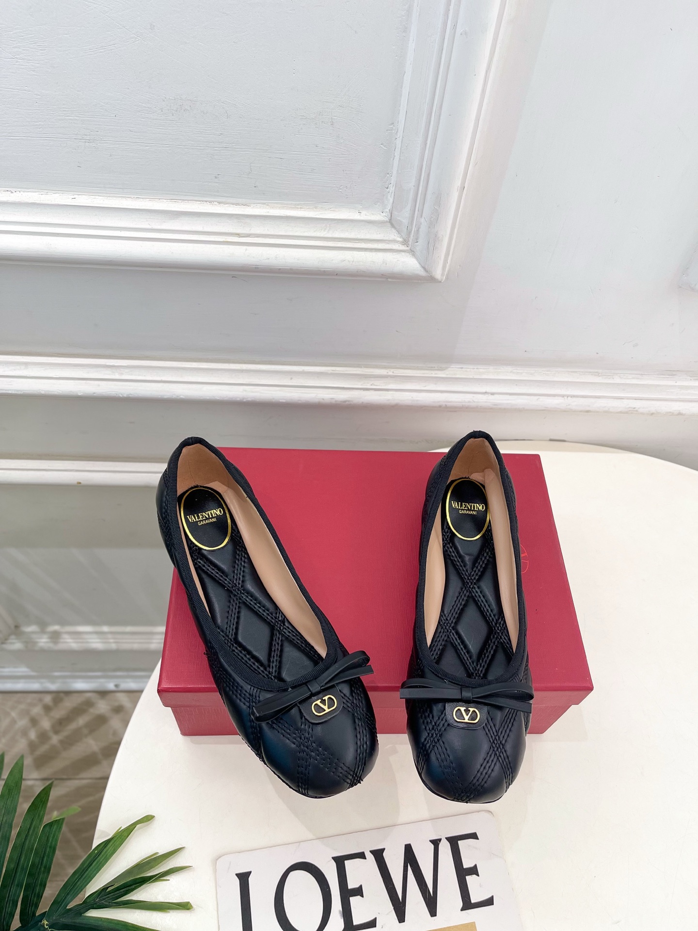 Valentino 华伦天奴 26𝐬𝐬2026春夏新品 VT菱格纹蝴蝶结芭蕾舞鞋上新☑️————————