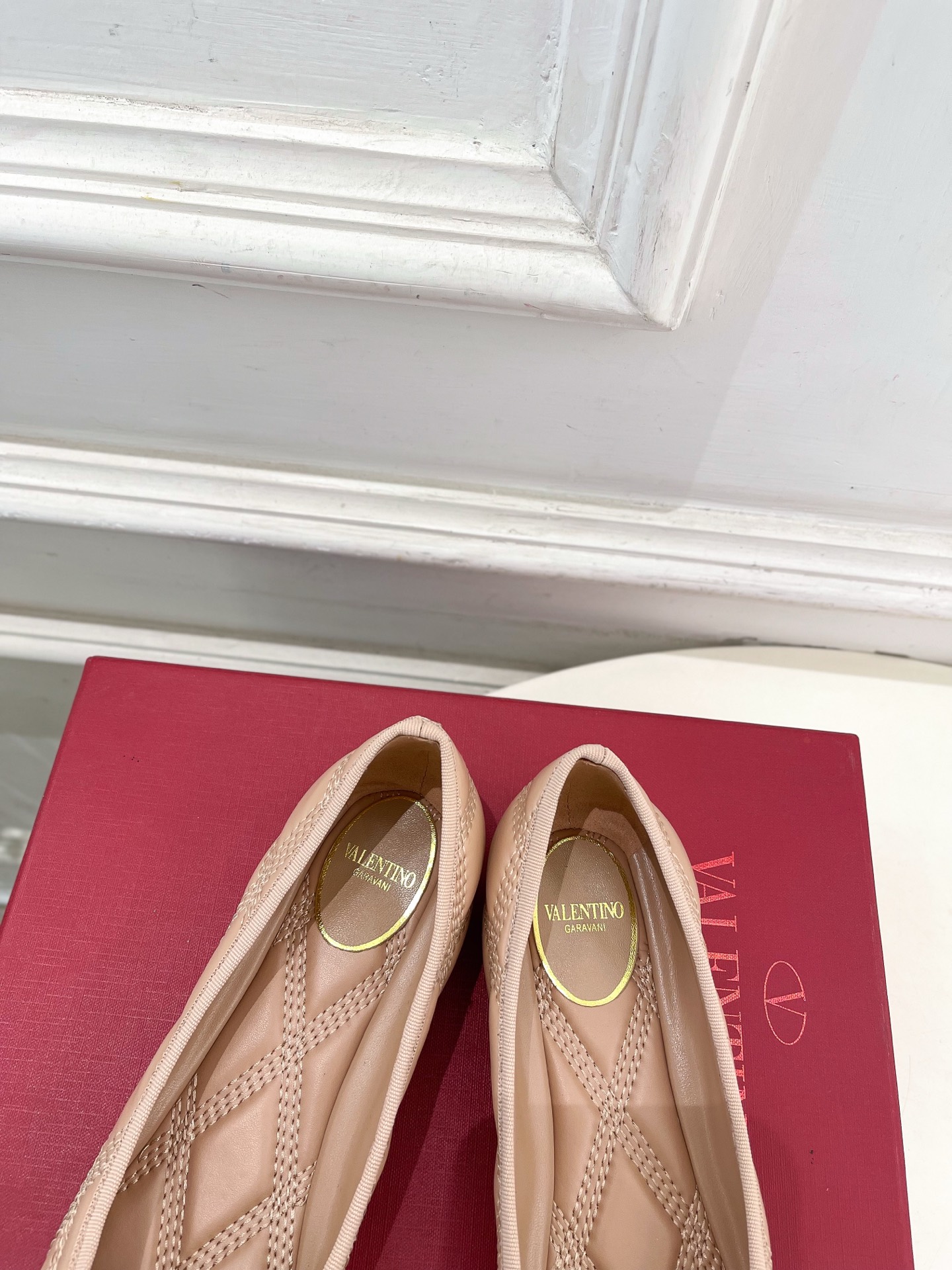 Valentino 华伦天奴 26𝐬𝐬2026春夏新品 VT菱格纹蝴蝶结芭蕾舞鞋上新☑️————————