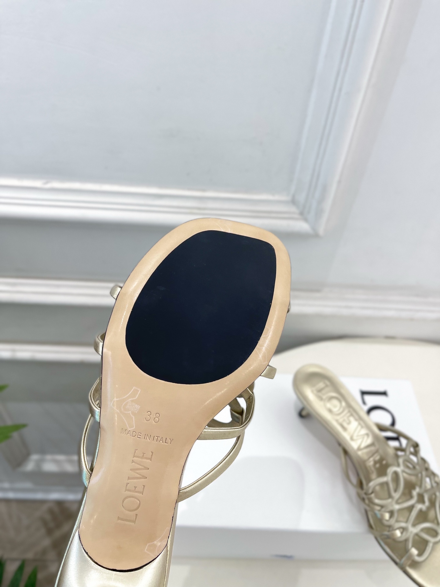 LOEWE 罗意威 2026春夏新品  Petal Anagram镂空小猫跟拖鞋—————————LOE