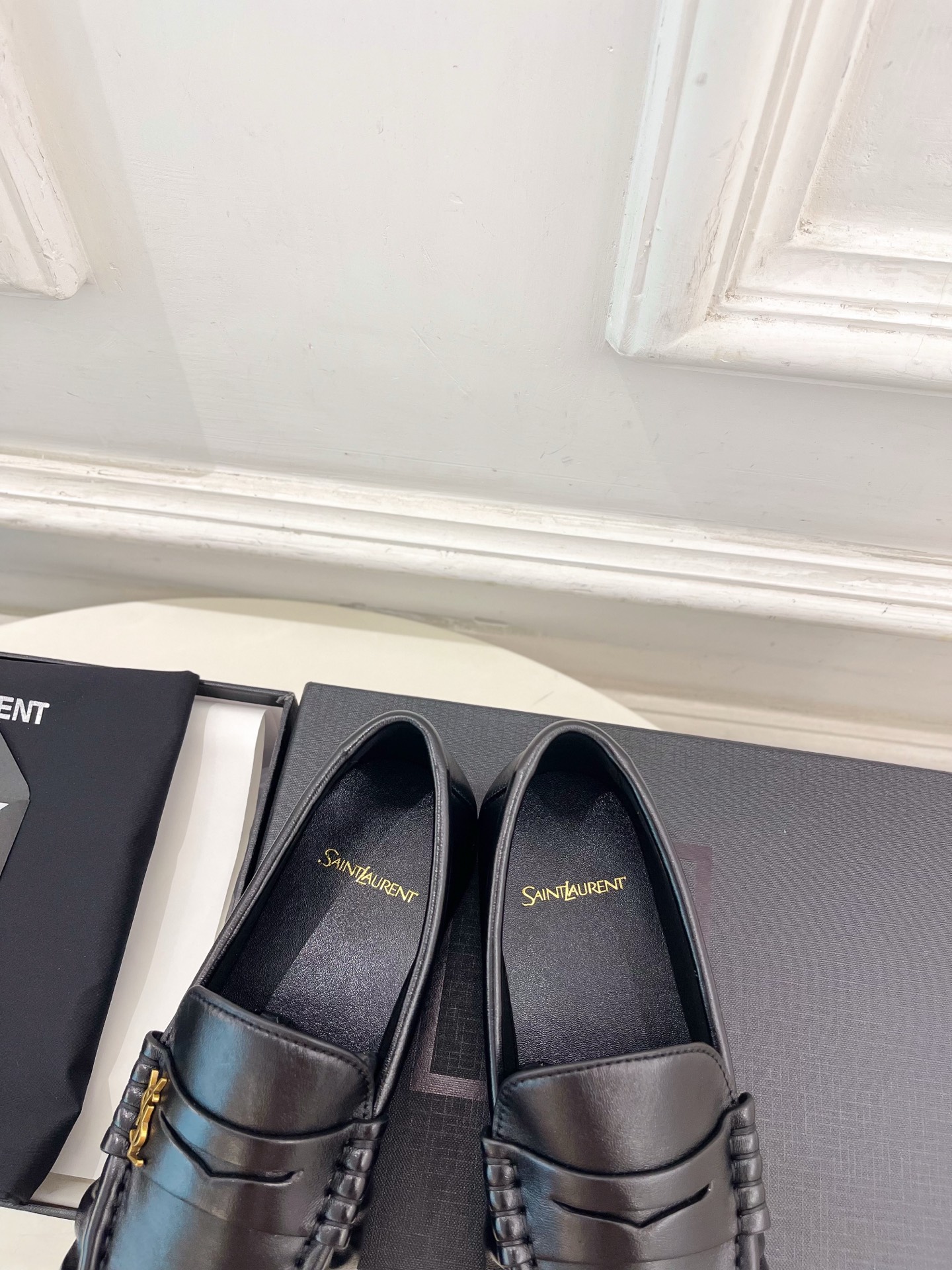 SAIN*LAURENT  圣罗兰  26𝐬𝐬 ☘️2026春夏新品LE LOAFER褶皱乐福鞋 小皮鞋