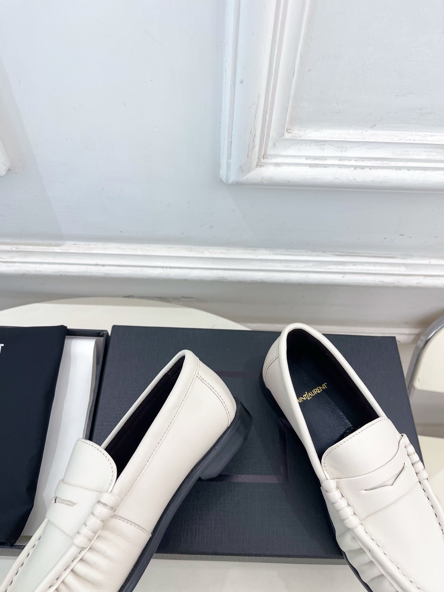 SAIN*LAURENT 圣罗兰 26𝐬𝐬 ☘️2026春夏新品LE LOAFER褶皱乐福鞋 小皮鞋 SAIN*LAURENT 圣罗兰 26𝐬𝐬 ☘️2026春夏新品LE LOAFER褶皱乐福鞋 小皮鞋