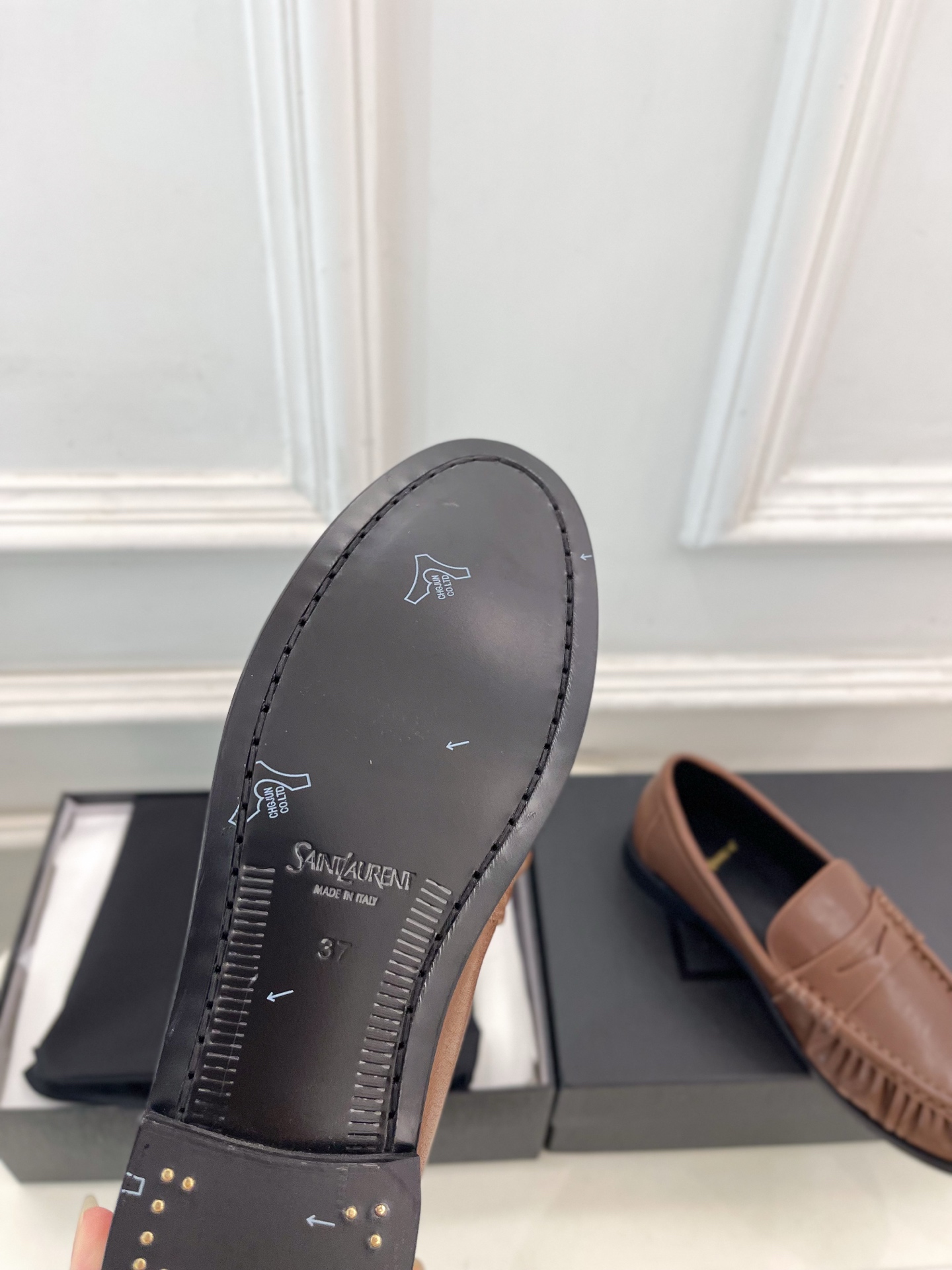 SAIN*LAURENT  圣罗兰  26𝐬𝐬 ☘️2026春夏新品LE LOAFER褶皱乐福鞋 小皮鞋