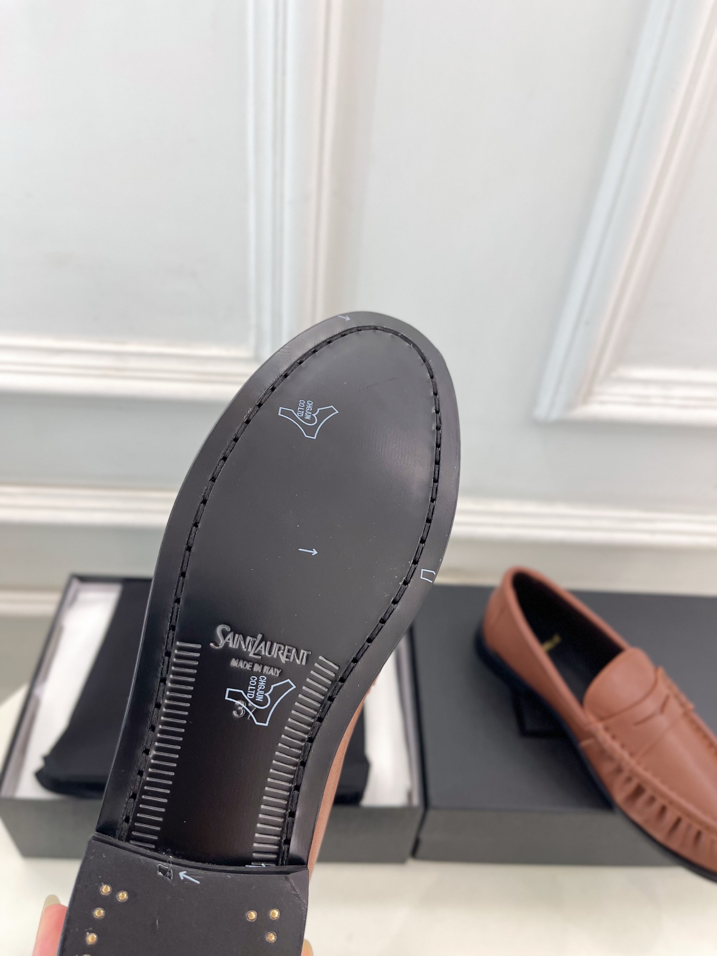 SAIN*LAURENT  圣罗兰  26𝐬𝐬 ☘️2026春夏新品LE LOAFER褶皱乐福鞋 小皮鞋