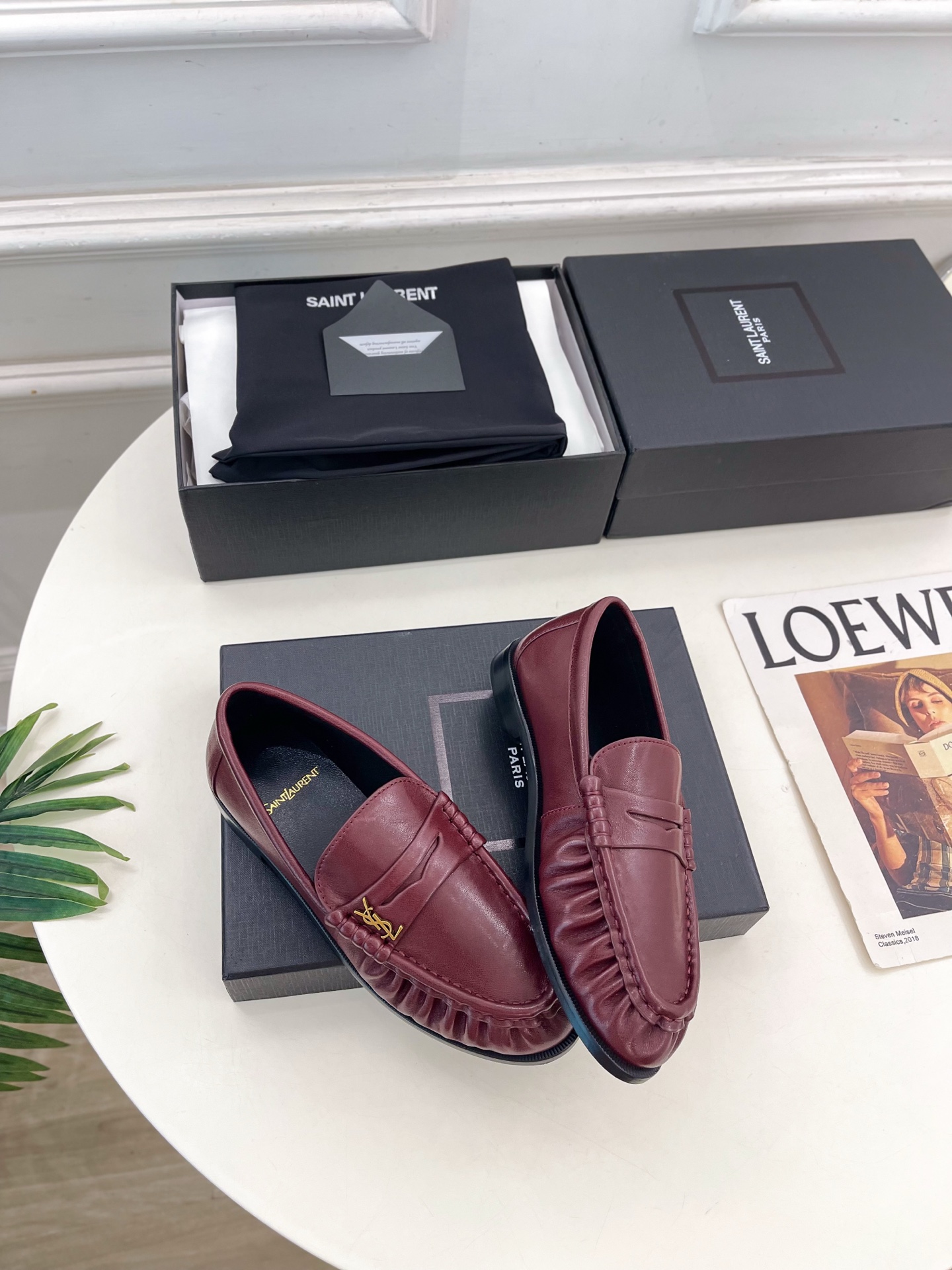 SAIN*LAURENT 圣罗兰 26𝐬𝐬 ☘️2026春夏新品LE LOAFER褶皱乐福鞋 小皮鞋 SAIN*LAURENT 圣罗兰 26𝐬𝐬 ☘️2026春夏新品LE LOAFER褶皱乐福鞋 小皮鞋