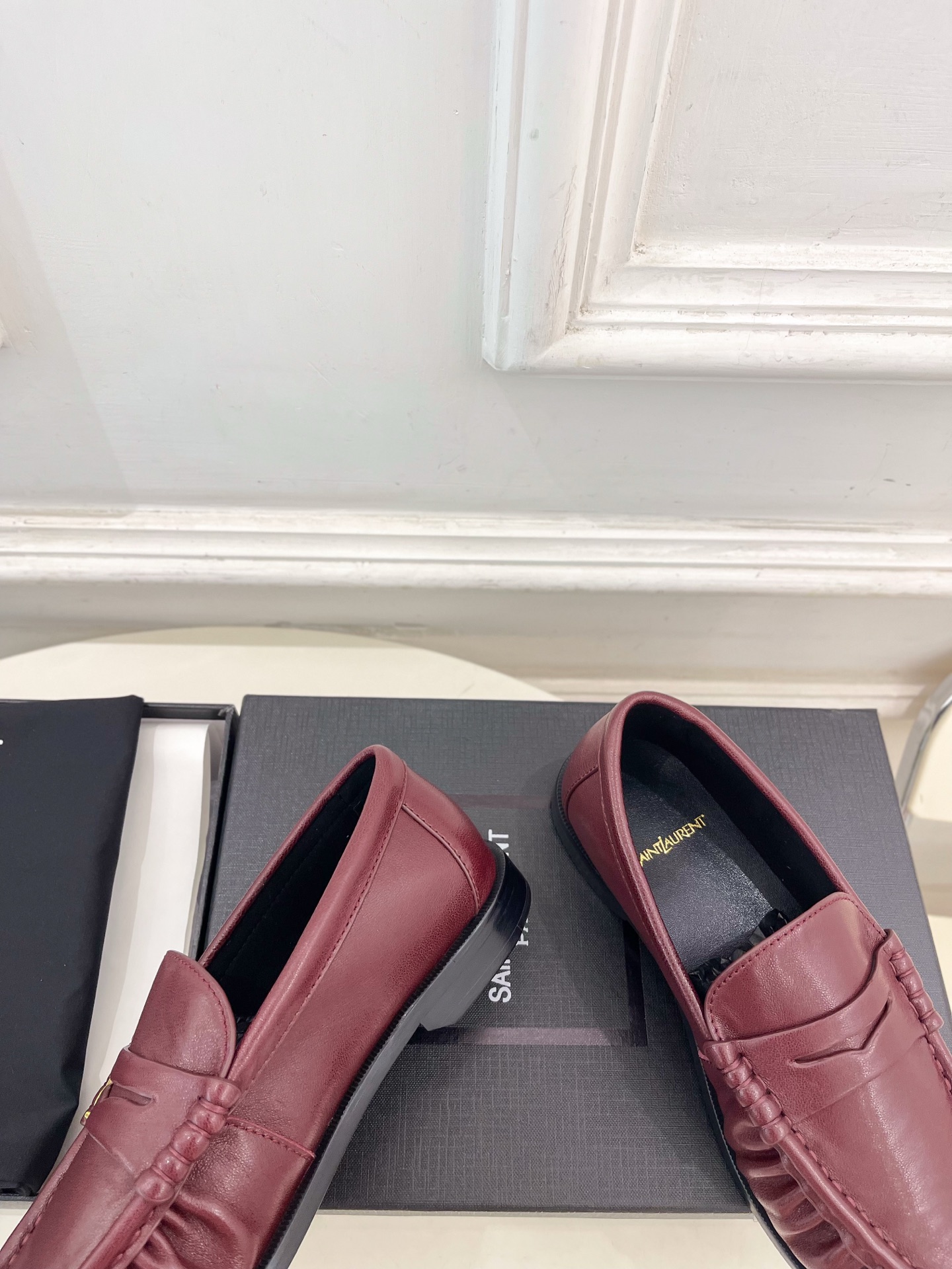 SAIN*LAURENT 圣罗兰 26𝐬𝐬 ☘️2026春夏新品LE LOAFER褶皱乐福鞋 小皮鞋 SAIN*LAURENT 圣罗兰 26𝐬𝐬 ☘️2026春夏新品LE LOAFER褶皱乐福鞋 小皮鞋