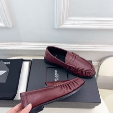 SAIN*LAURENT 圣罗兰 26𝐬𝐬 ☘️2026春夏新品LE LOAFER褶皱乐福鞋 小皮鞋 SAIN*LAURENT 圣罗兰 26𝐬𝐬 ☘️2026春夏新品LE LOAFER褶皱乐福鞋 小皮鞋