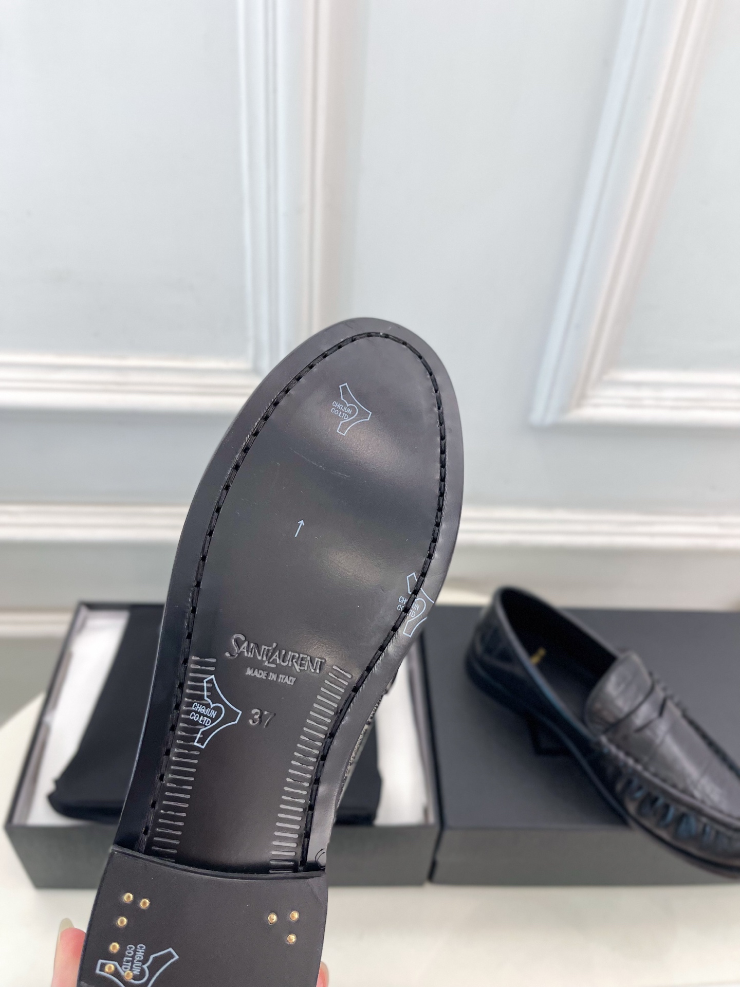 SAIN*LAURENT  圣罗兰  26𝐬𝐬 ☘️2026春夏新品LE LOAFER褶皱乐福鞋 小皮鞋