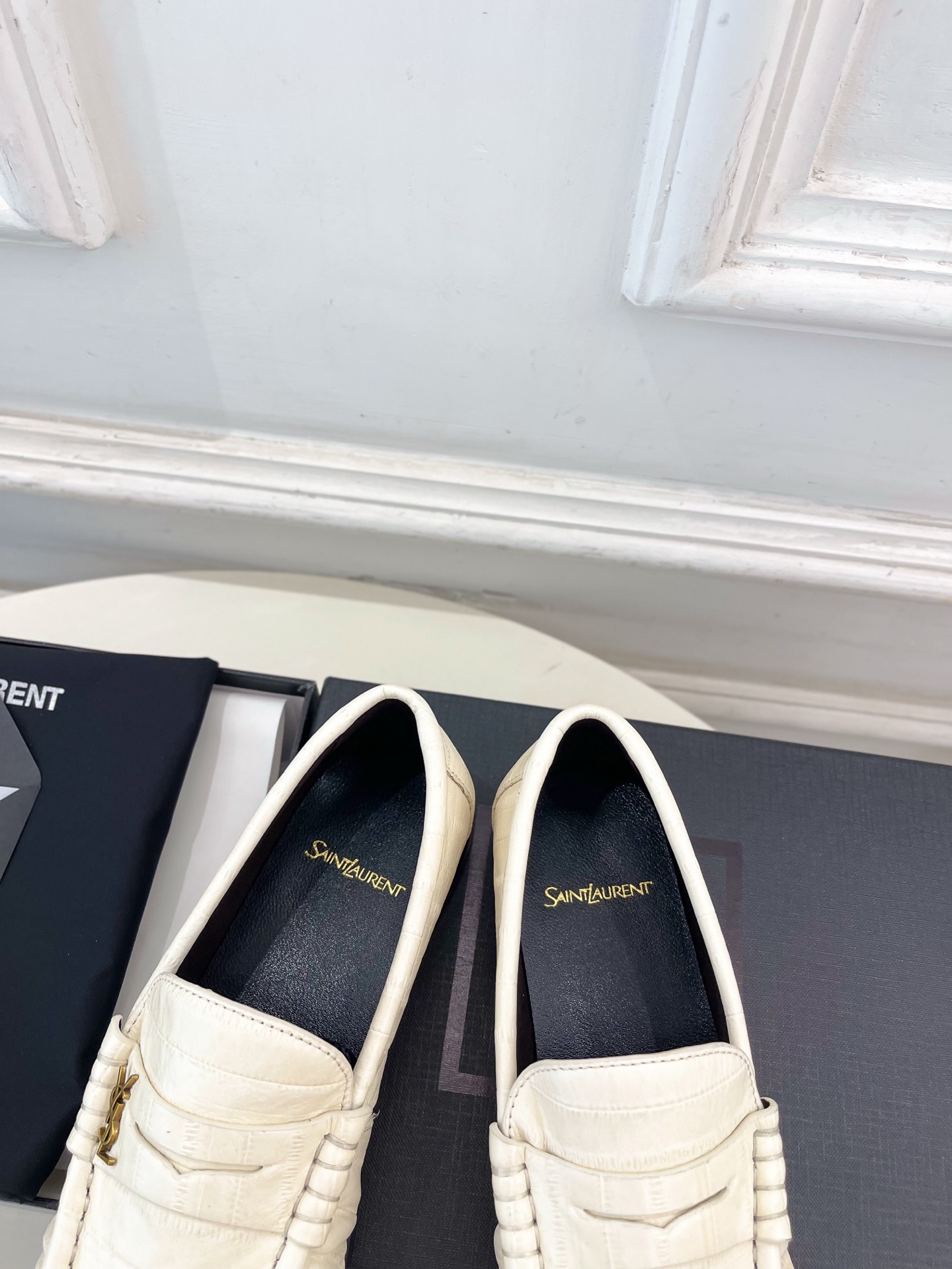 SAIN*LAURENT  圣罗兰  26𝐬𝐬 ☘️2026春夏新品LE LOAFER褶皱乐福鞋 小皮鞋