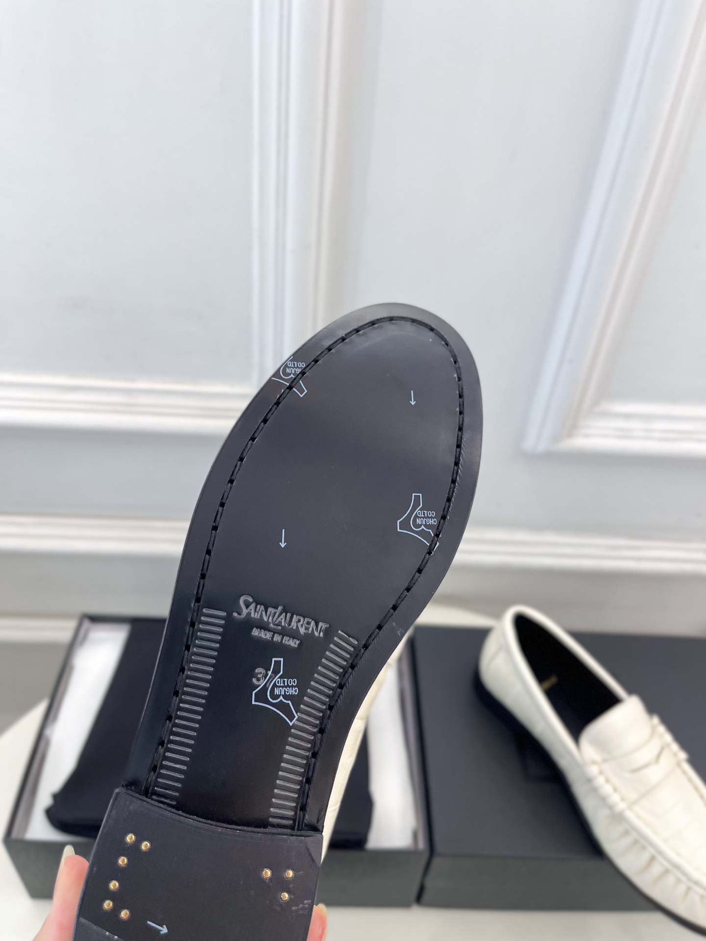 SAIN*LAURENT  圣罗兰  26𝐬𝐬 ☘️2026春夏新品LE LOAFER褶皱乐福鞋 小皮鞋