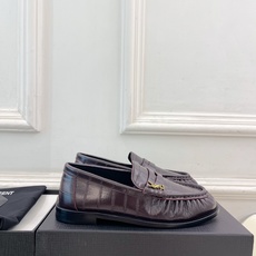 SAIN*LAURENT 圣罗兰 26𝐬𝐬 ☘️2026春夏新品LE LOAFER褶皱乐福鞋 小皮鞋 SAIN*LAURENT 圣罗兰 26𝐬𝐬 ☘️2026春夏新品LE LOAFER褶皱乐福鞋 小皮鞋