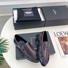 SAIN*LAURENT 圣罗兰 26𝐬𝐬 ☘️2026春夏新品LE LOAFER褶皱乐福鞋 小皮鞋 SAIN*LAURENT 圣罗兰 26𝐬𝐬 ☘️2026春夏新品LE LOAFER褶皱乐福鞋 小皮鞋